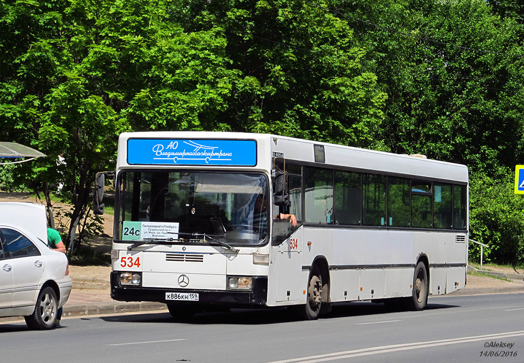 Владимирская область, Mercedes-Benz O405N № 534