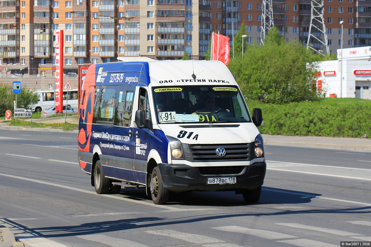 Санкт-Петербург, БТД-2219 (Volkswagen Crafter) № В 878 ВС 178