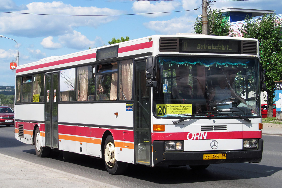 Пермский край, Mercedes-Benz O407 № АУ 364 59