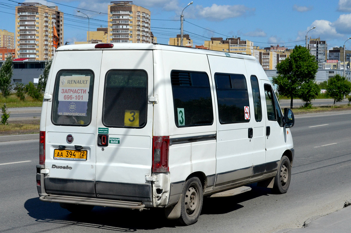 Тюменская область, FIAT Ducato 244 CSMMC, -RT № АА 394 72