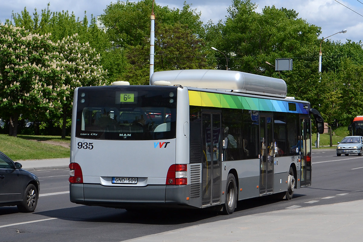 Литва, MAN A21 Lion's City NL273 CNG № 935