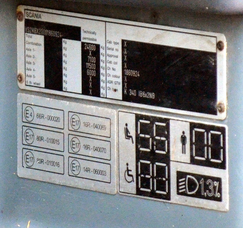 Швеция, Scania OmniExpress 340 № 310