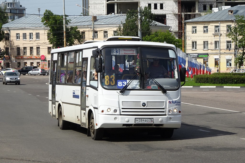 Ярославская область, ПАЗ-320412-05 № М 384 ВО 76