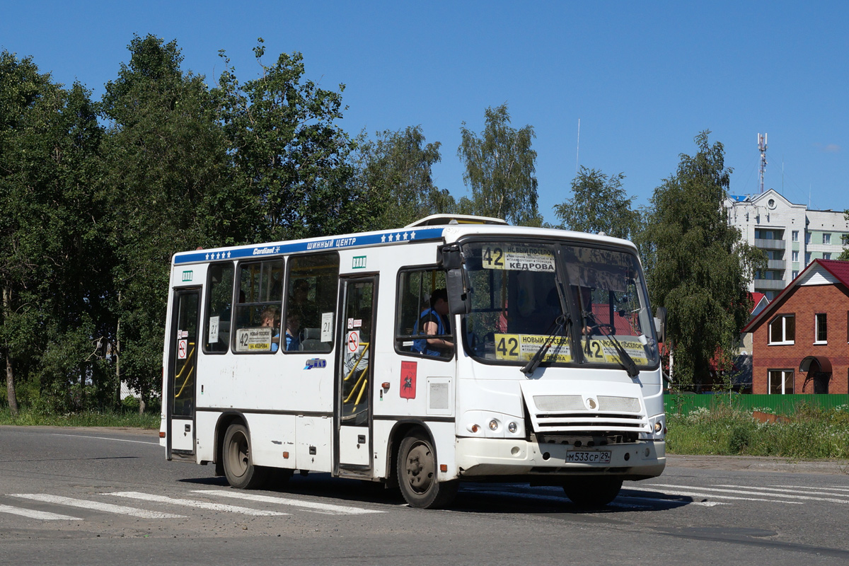 Архангельская область, ПАЗ-320302-08 № М 533 СР 29