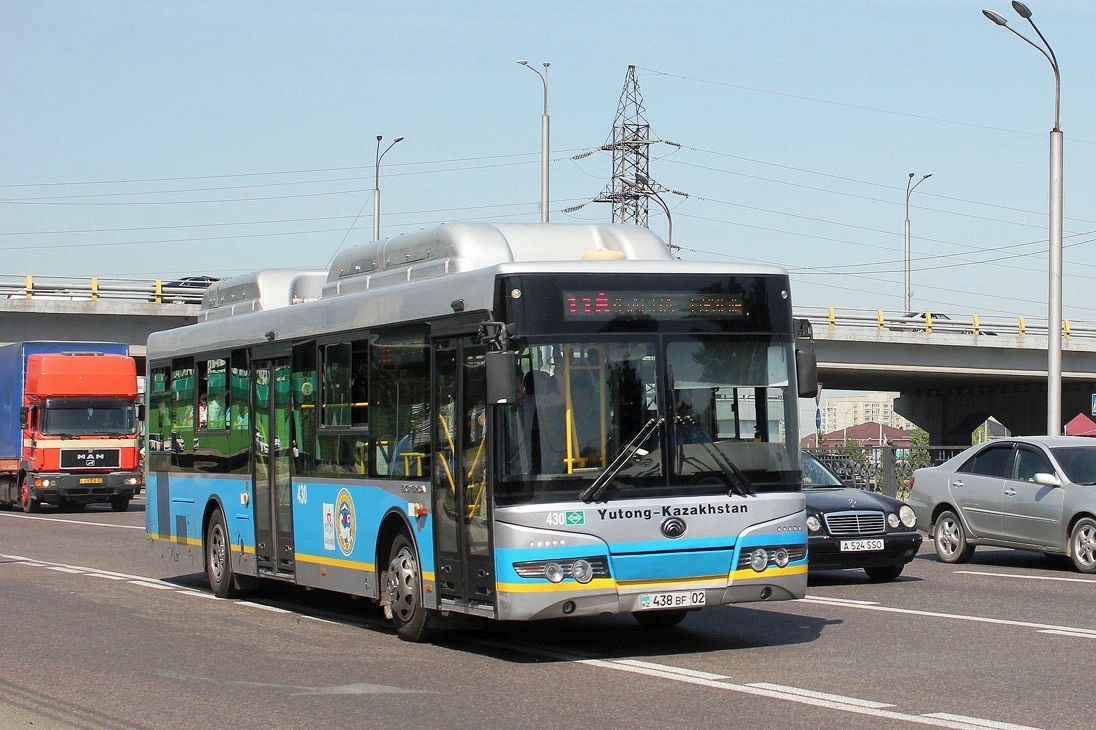 Алматы, Yutong ZK6118HGA № 430