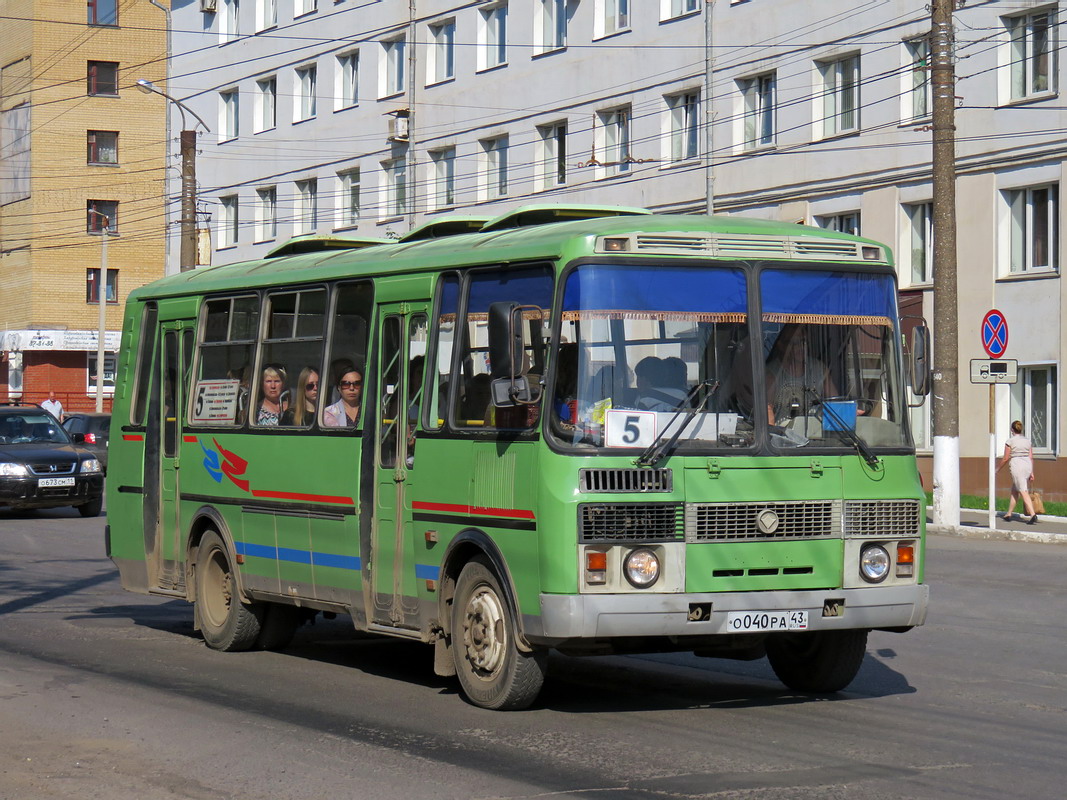 Kirov region, PAZ-4234 # О 040 РА 43
