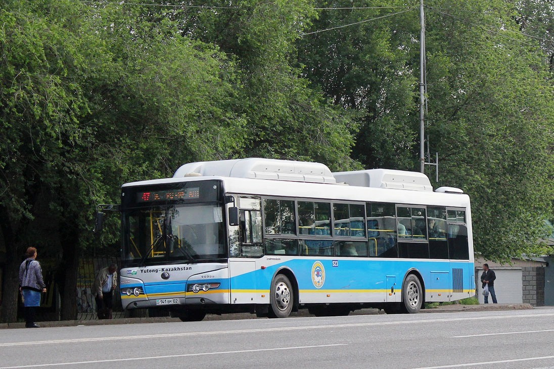 Алматы, Yutong ZK6118HGA № 523