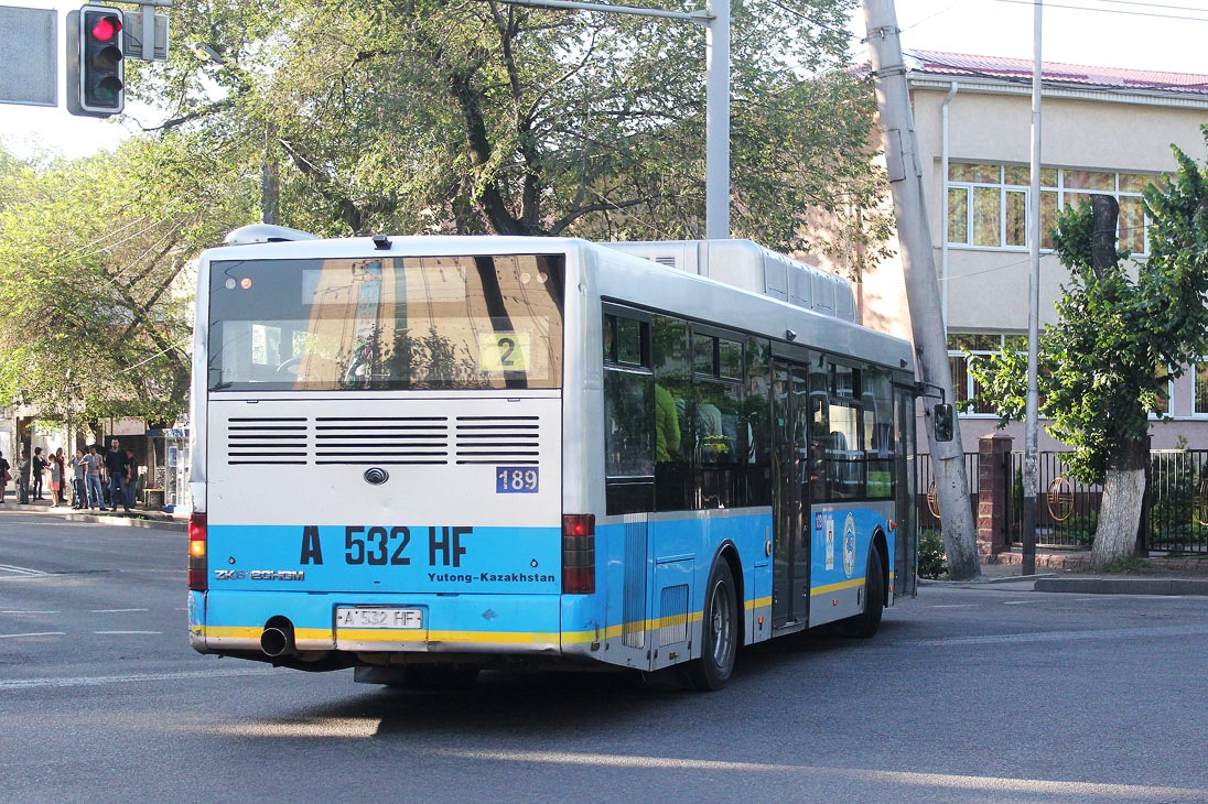 Алматы, Yutong ZK6120HGM № 189