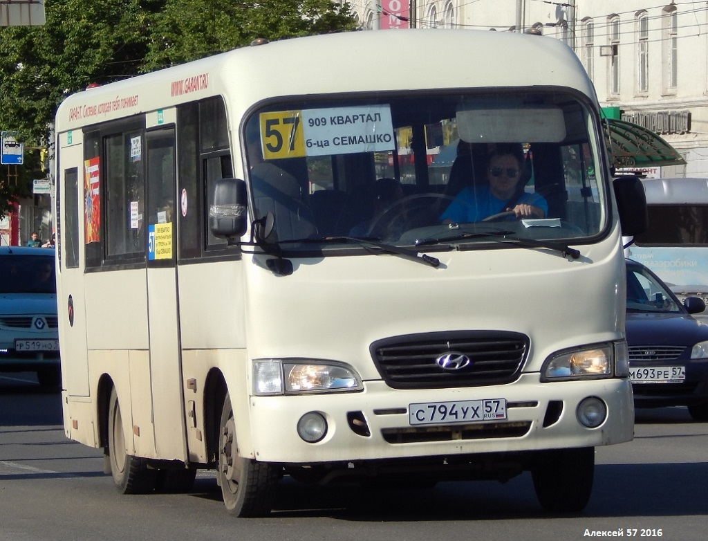 Орловская область, Hyundai County SWB (РЗГА) № С 794 УХ 57