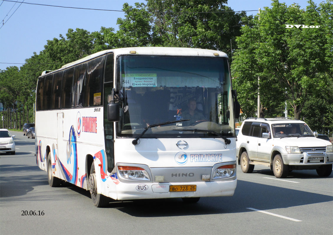 Приморский край, GAC Hino SFQ6115JSLK № ВО 723 25