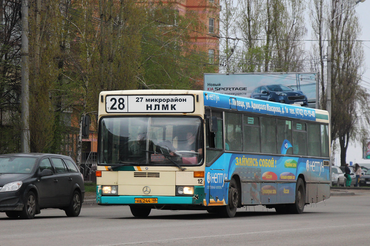 Липецкая область, Mercedes-Benz O405N № АЕ 244 48