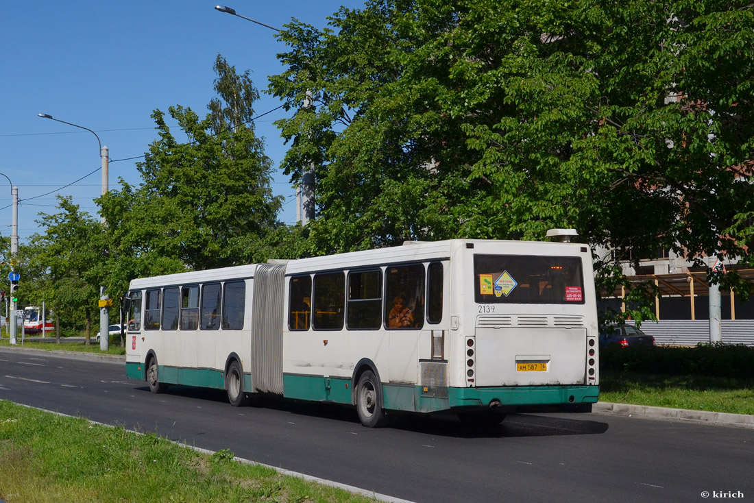 Санкт-Петербург, ЛиАЗ-6212.00 № 2139