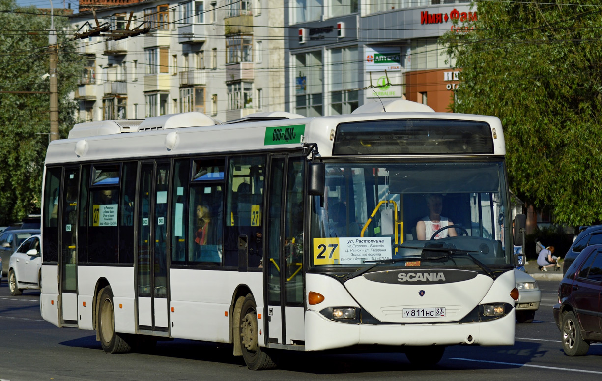 Владимирская область, Scania OmniLink I (Скания-Питер) № У 811 НС 33