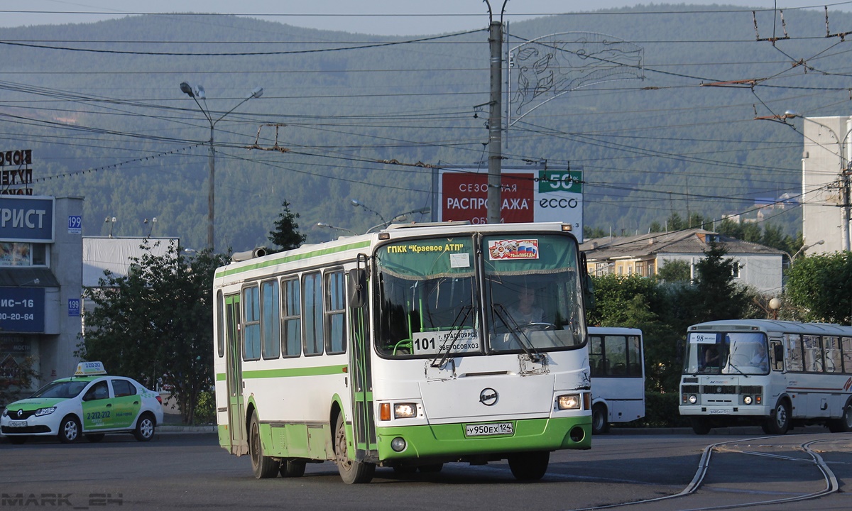 Region Krasnojarsk, LiAZ-5256.45-01 Nr. У 950 ЕХ 124