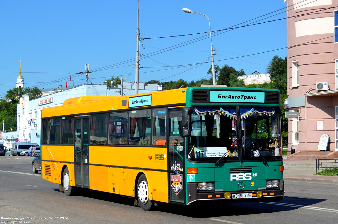 Владимирская область, Mercedes-Benz O407 № Е 818 НХ 33