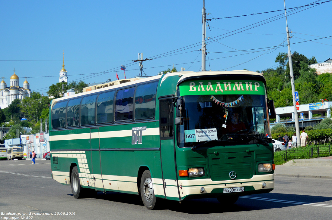 Vladimir region, Mercedes-Benz O303-15RHD № В 200 МТ 33