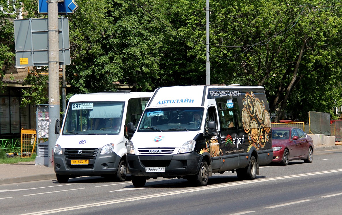 Москва, Авто Вектор 4520 (IVECO Daily) № Н 266 ММ 177