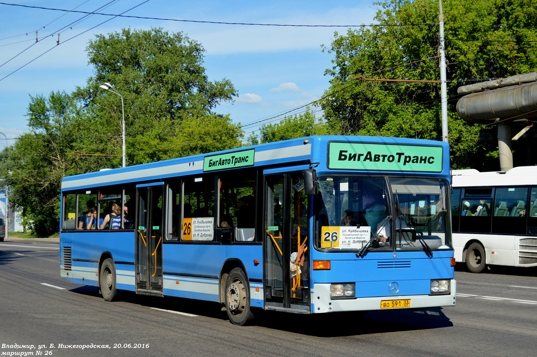 Владимирская область, Mercedes-Benz O405N2 № ВО 591 33