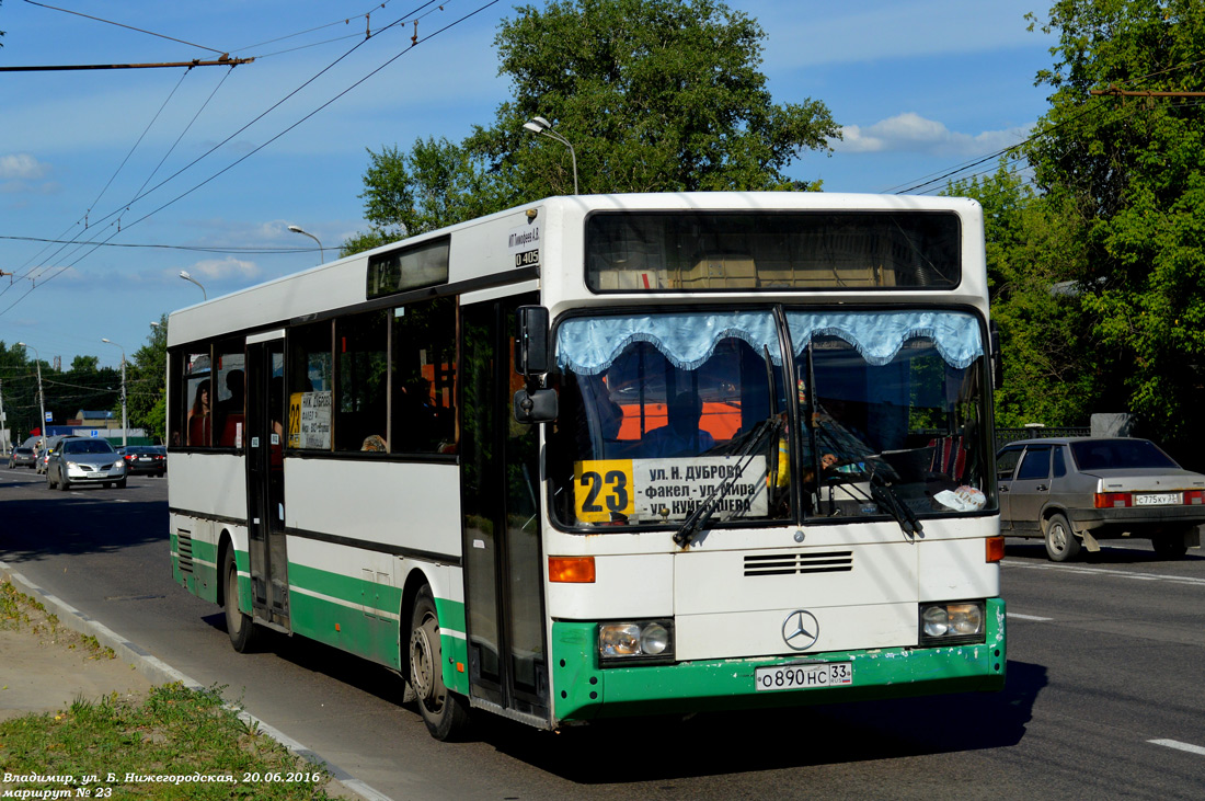 Владимирская область, Mercedes-Benz O405 № О 890 НС 33