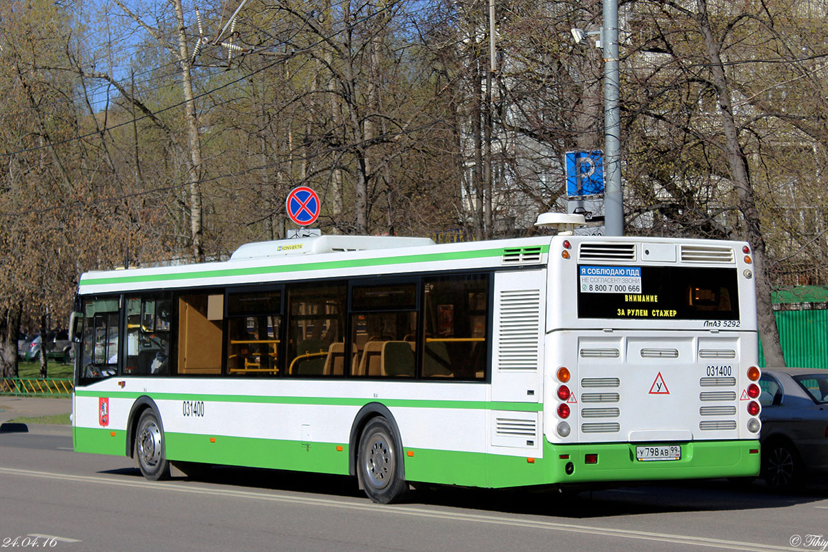 Moskau, LiAZ-5292.22-01 Nr. 031400