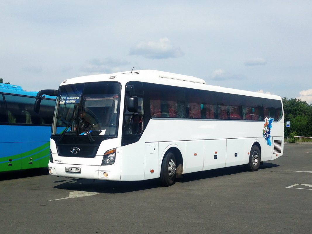 Челябинская область, Hyundai Universe Space Luxury № Н 656 ТЕ 174