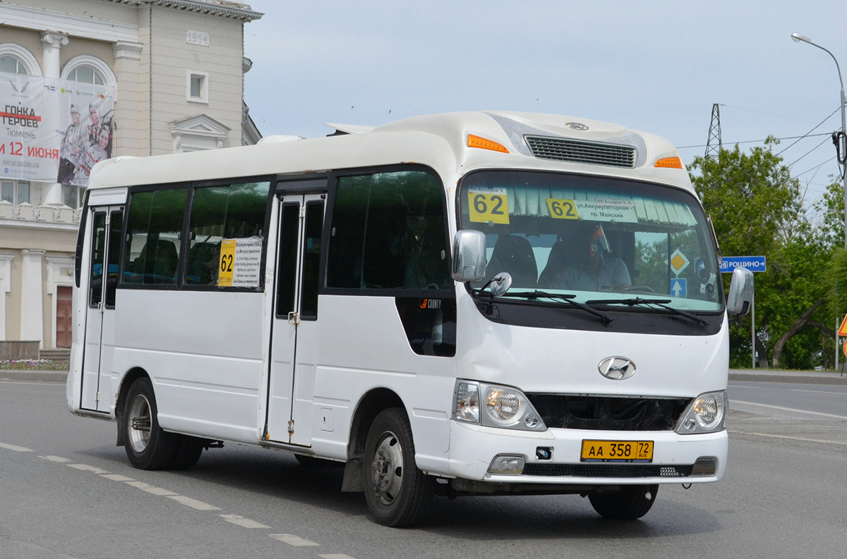 Тюменская область, Hyundai County № АА 358 72