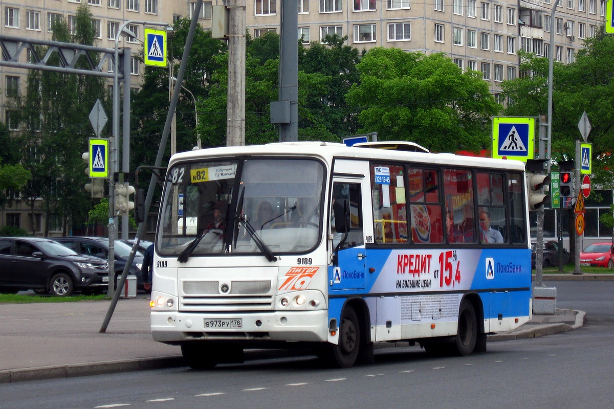 Санкт-Петербург, ПАЗ-320402-05 № 9189