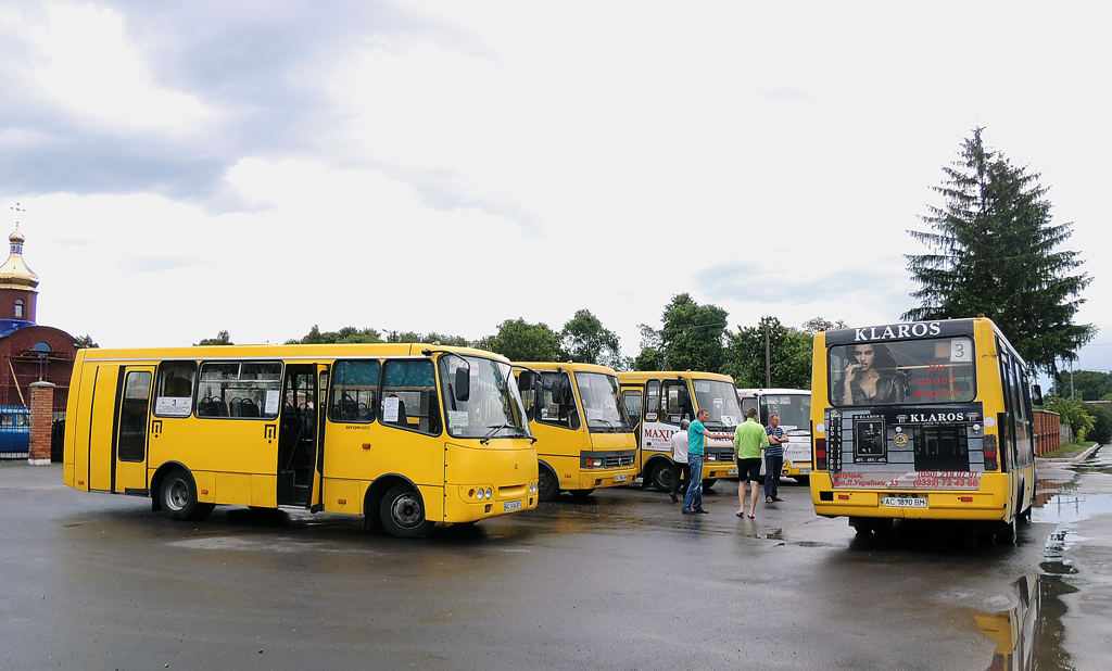 Волынская область — Автобусные вокзалы, станции и конечные остановки