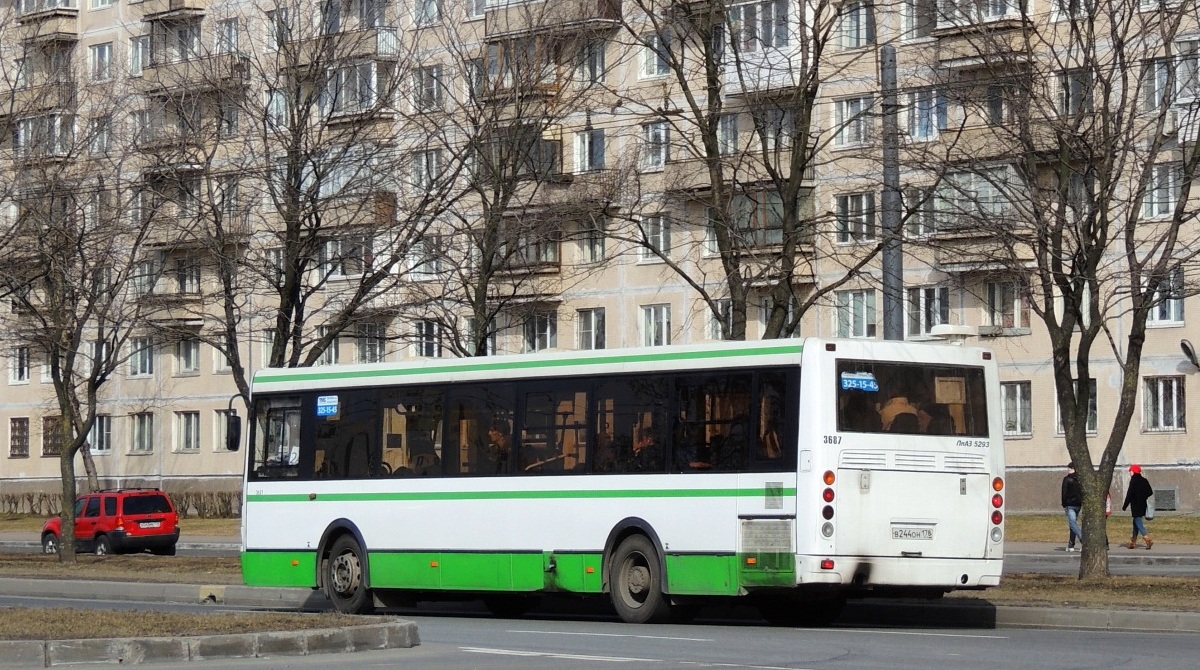 Санкт-Петербург, ЛиАЗ-5293.60 № 3687