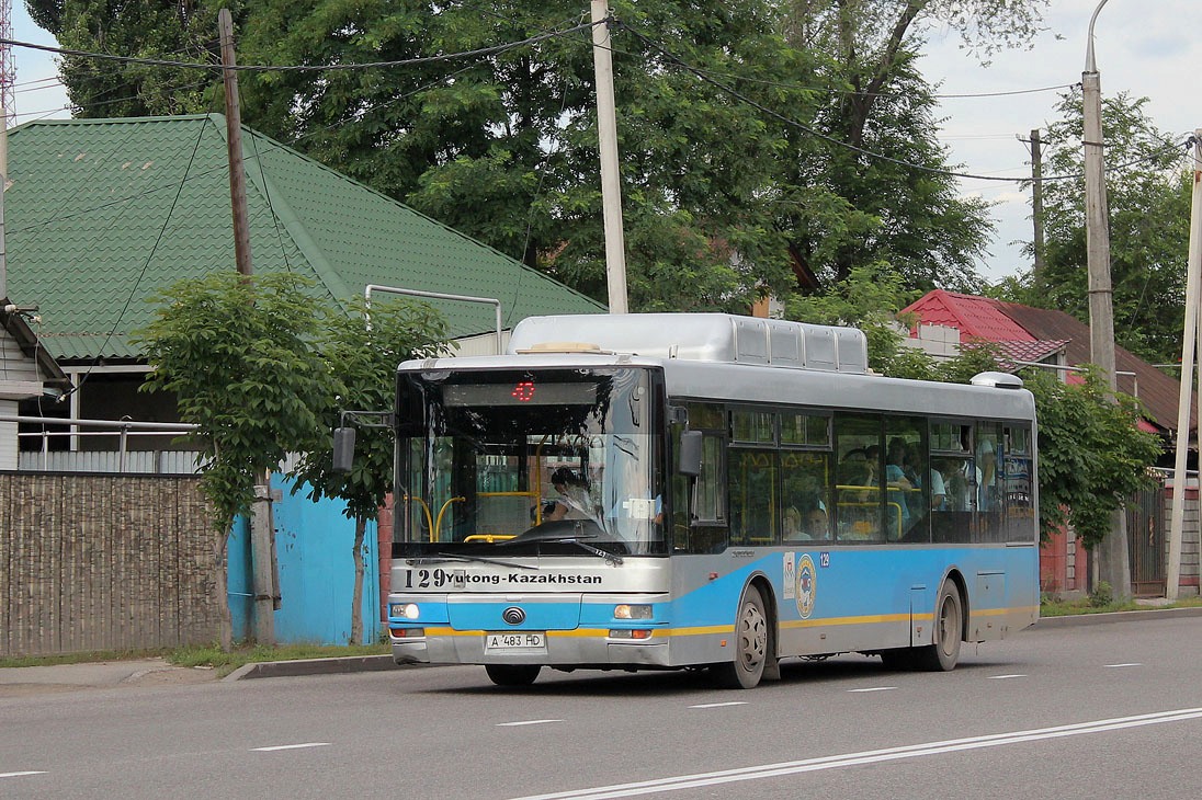 Алматы, Yutong ZK6120HGM № 129