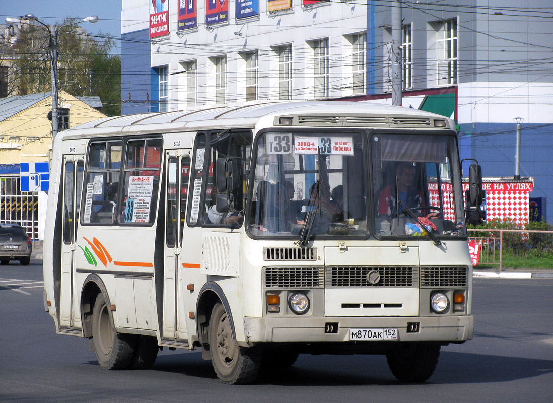 Нижегородская область, ПАЗ-32054 № М 870 АК 152