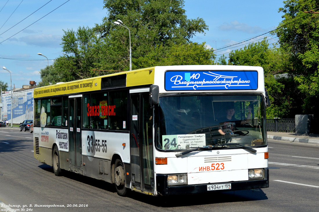 Владимирская область, Mercedes-Benz O405N № 523