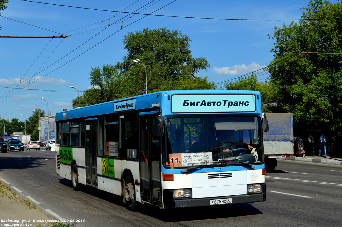 Владимирская область, Mercedes-Benz O405N2 № Р 675 МО 33