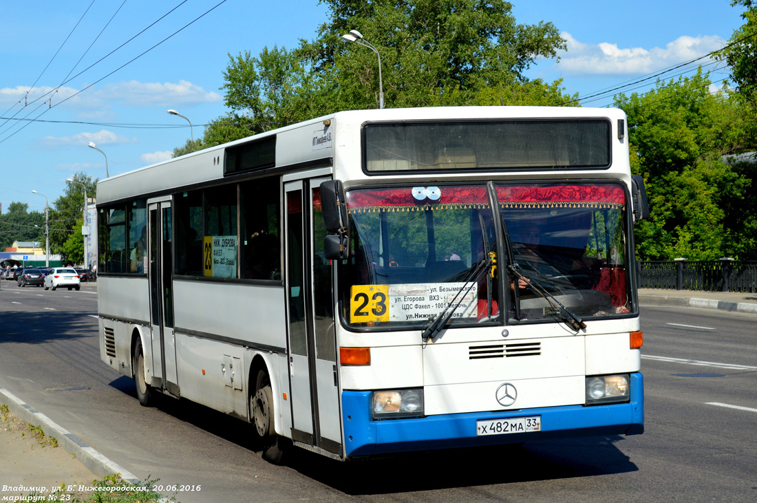 Владимирская область, Mercedes-Benz O405 № Х 482 МА 33