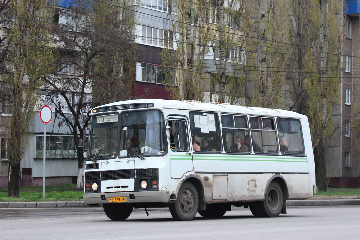 Липецкая область, ПАЗ-32054 № АС 529 48