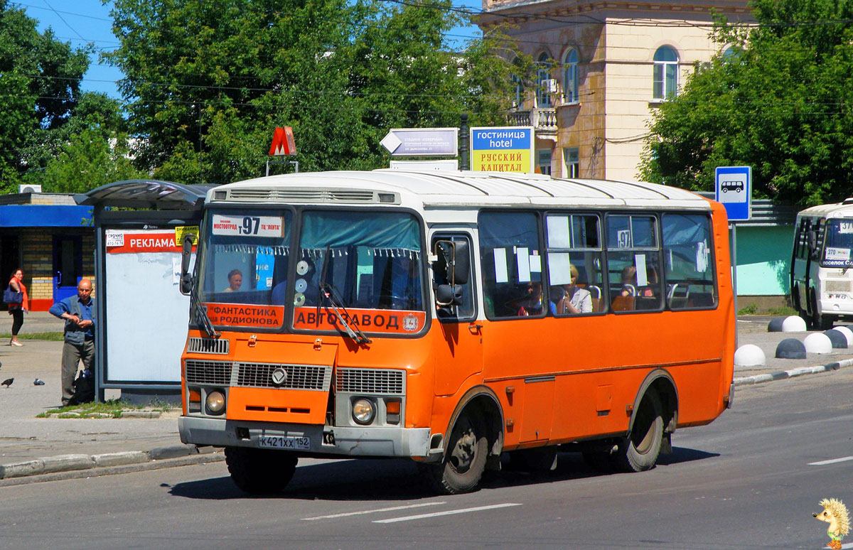 Нижегородская область, ПАЗ-32054 № К 421 ХХ 152