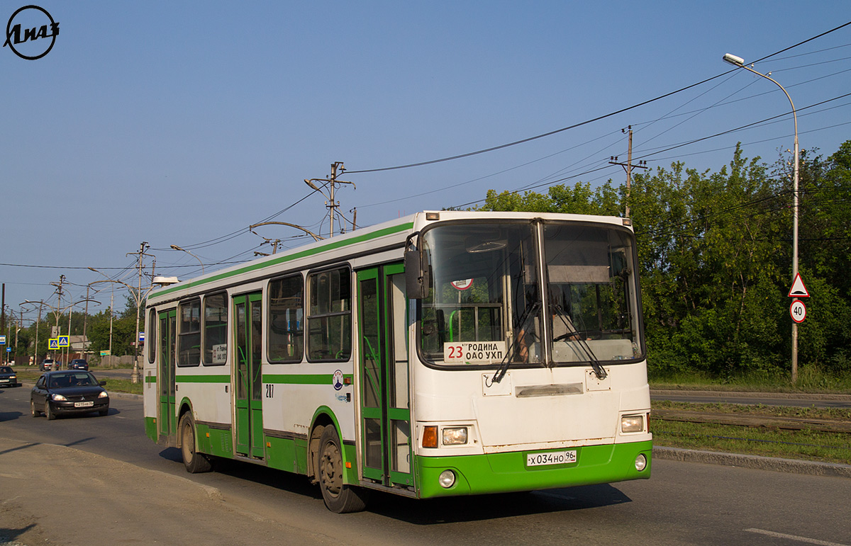 Свердловская область, ЛиАЗ-5256.45 № 287