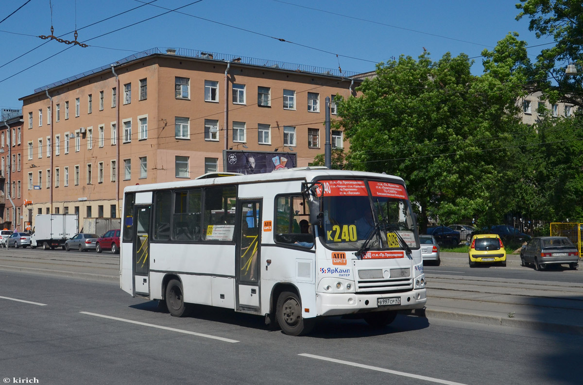 Санкт-Петербург, ПАЗ-320402-05 № 157