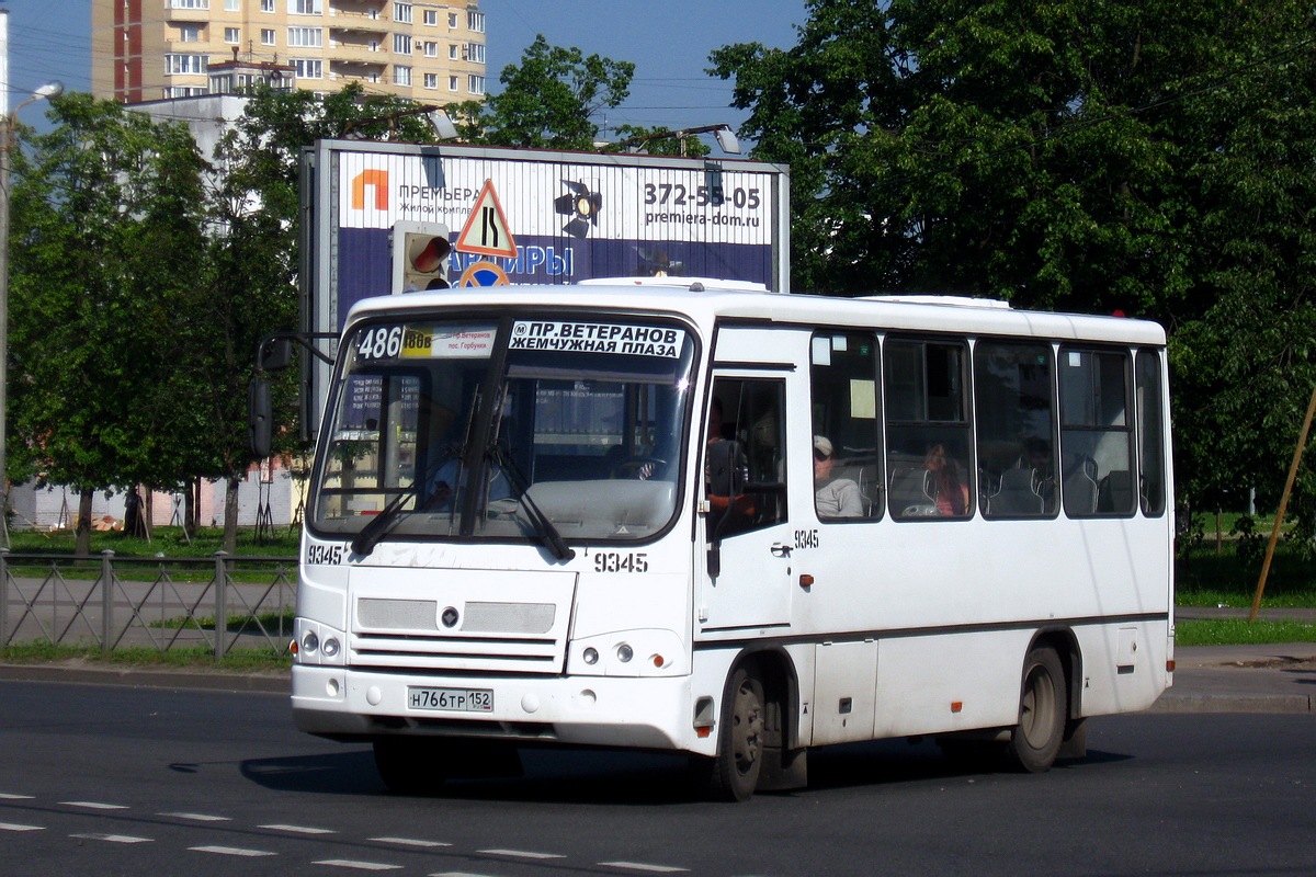 Санкт-Петербург, ПАЗ-320302-08 № 9345