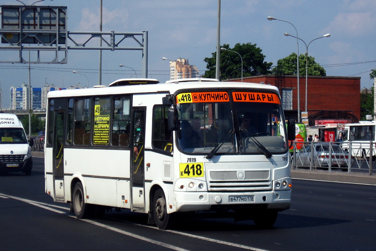 Санкт-Петербург, ПАЗ-320412-05 № 7819