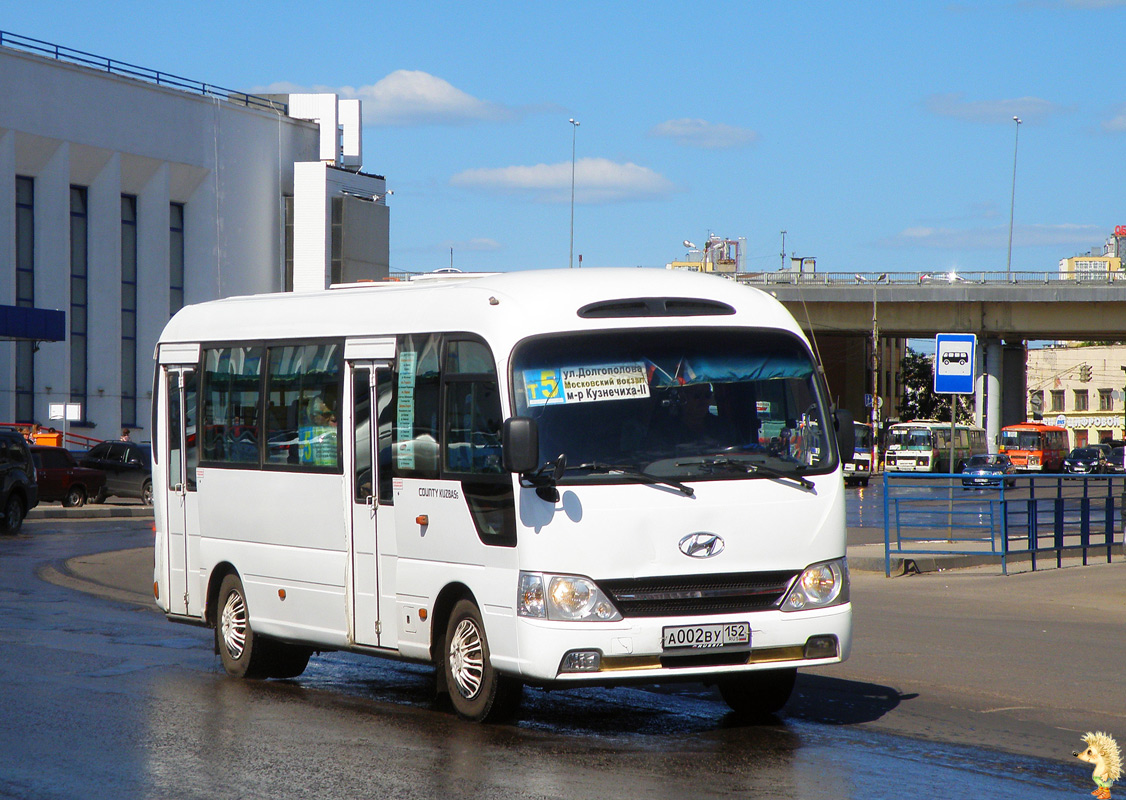 Нижегородская область, Hyundai County Kuzbass № А 002 ВУ 152