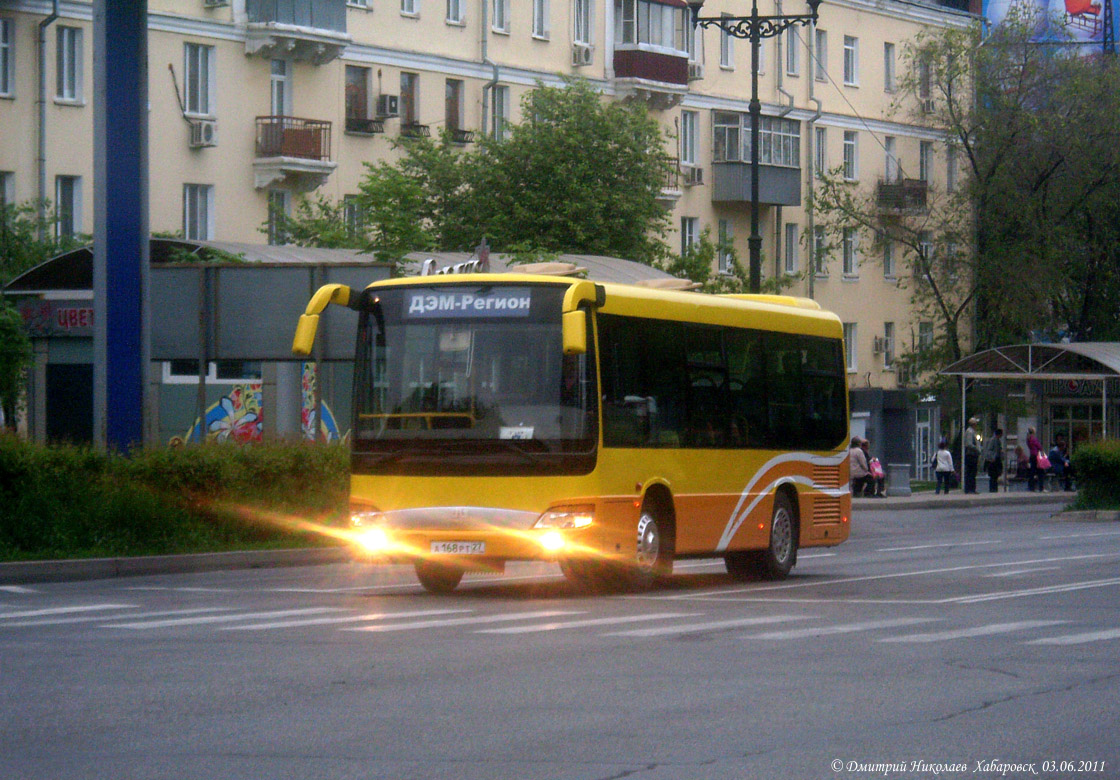 Хабаровский край, Zhong Tong LCK6830G-5 № А 168 РТ 27 — Фото — Автобусный  транспорт