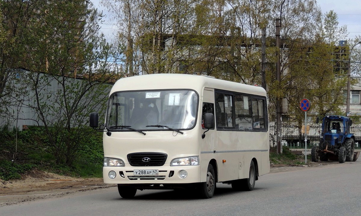 Ленинградская область, Hyundai County SWB C08 (РЗГА) № У 288 АР 47