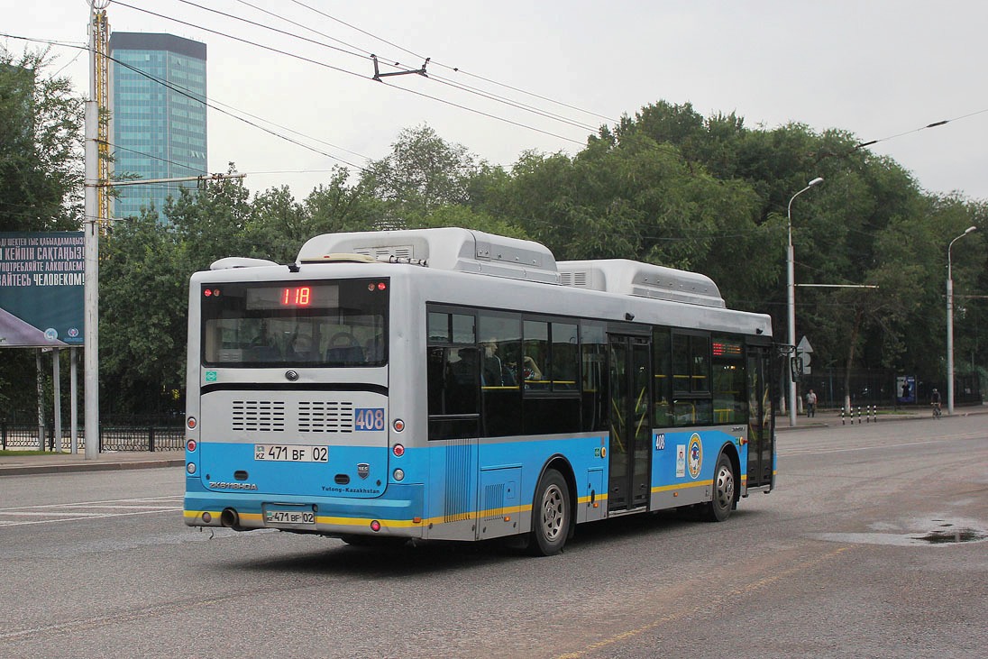 Алматы, Yutong ZK6118HGA № 408