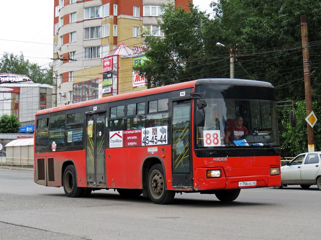 Кировская область, Higer KLQ6118GS № Т 756 ОС 43