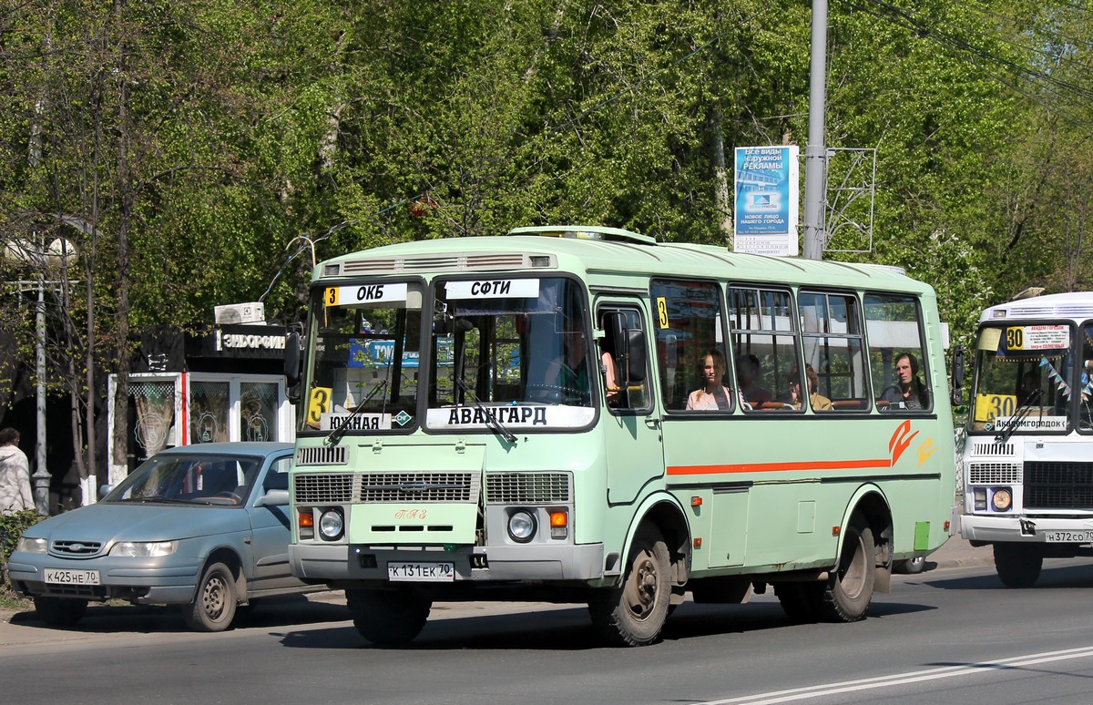 Томская область, ПАЗ-32054 № К 131 ЕК 70