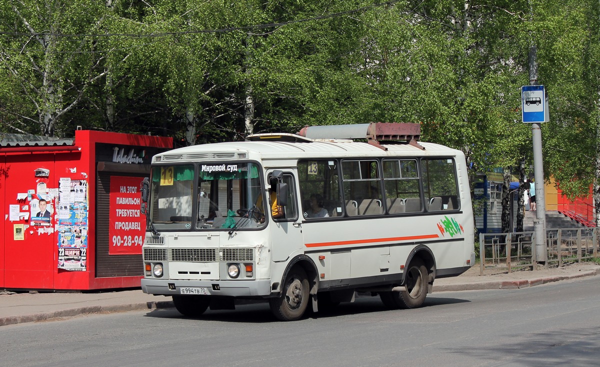 Томская область, ПАЗ-32054 № Е 994 ТВ 70