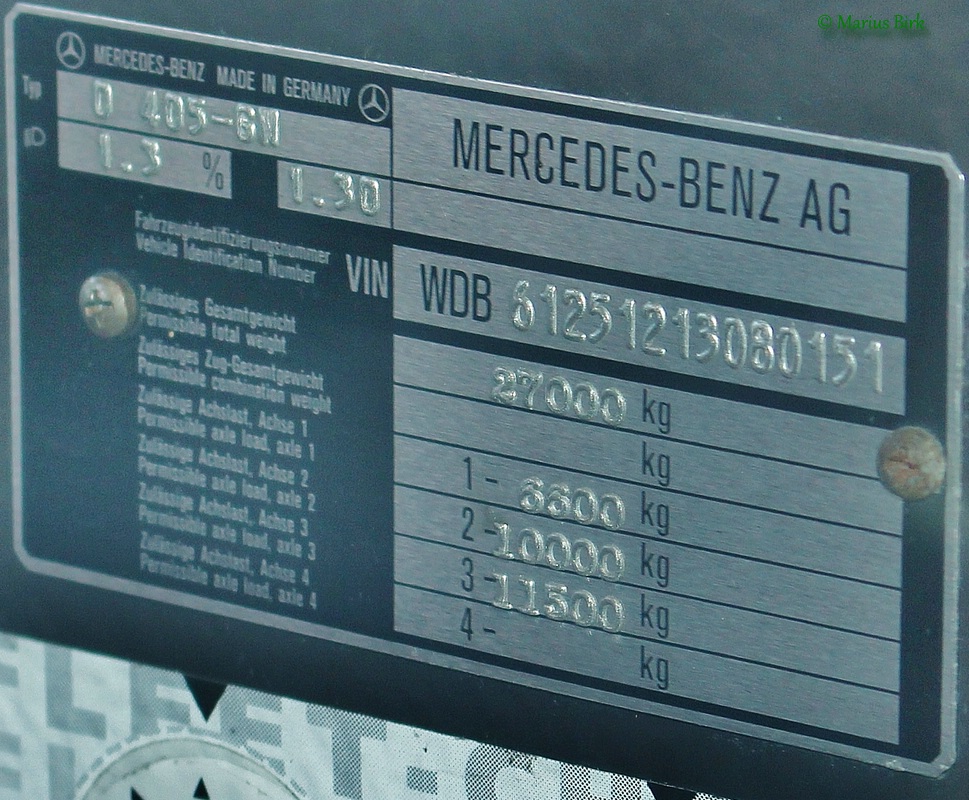 Porýní-Falc, Mercedes-Benz O405GN2 č. SP-XY 96