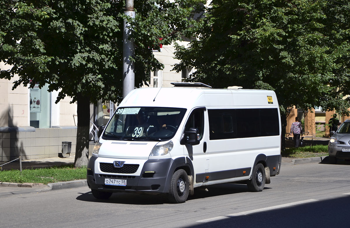 Пензенская область, Нижегородец-2227SK (Peugeot Boxer) № О 747 ТС 58