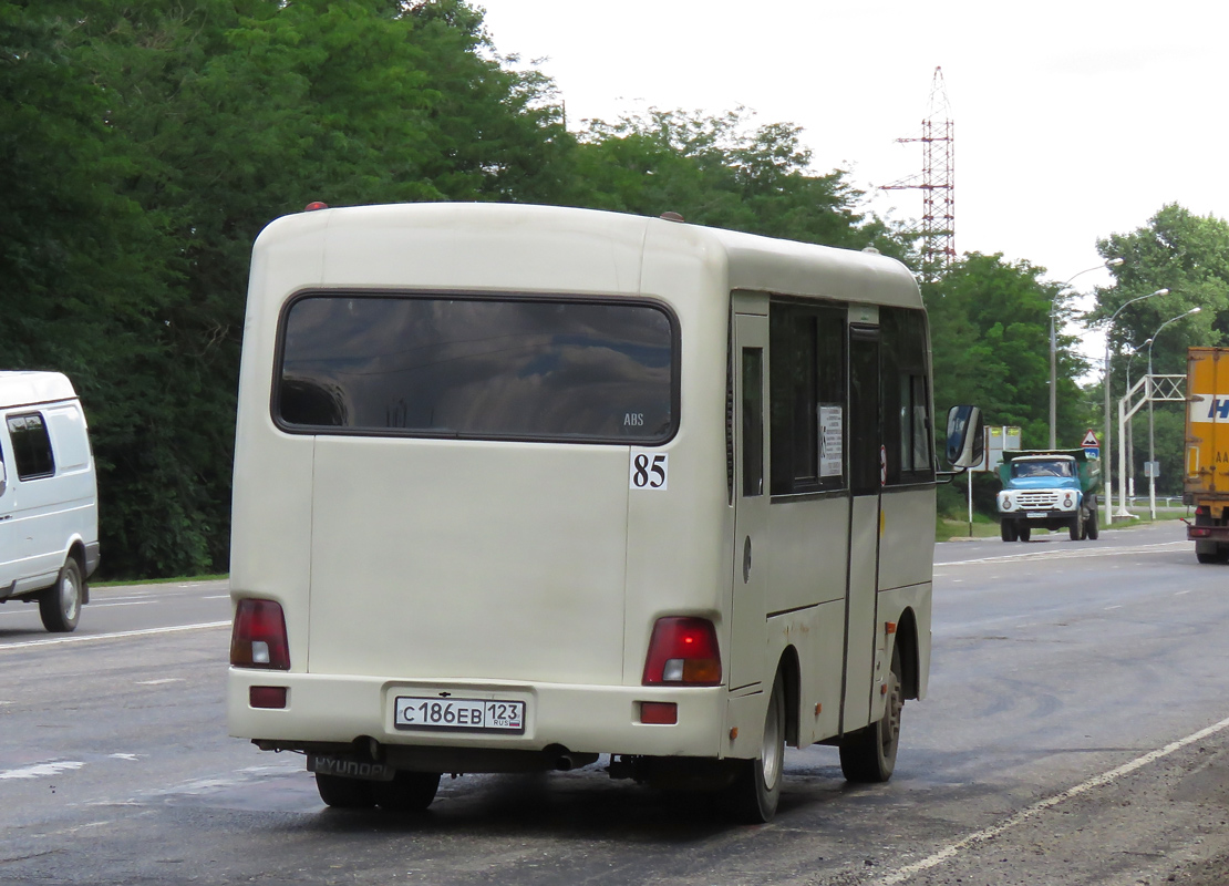 Краснодарский край, Hyundai County SWB (РЗГА) № С 186 ЕВ 123